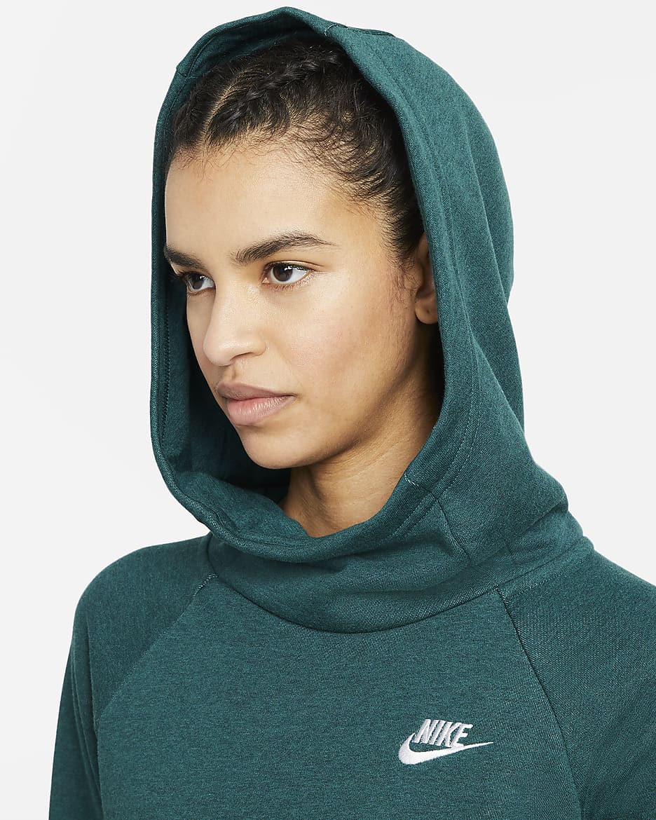 Nike Sportswear Essential Women s Funnel Neck Fleece Pullover Hoodie